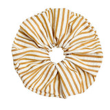 Summer Striped Fabric Hair Tie Retro Forest Style_Cwaha0751