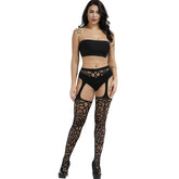 THIGH HIGH STOCKINGS FISHNET SUSPENDER TIGHTS_CWMS0222