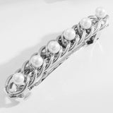 PEARL BOW SPRING HAIR CLIP SWEET ELEGANT_CWAHA6175