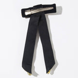 Velvet Rhinestone Bow Hair Clip For Women