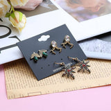 CHRISTMAS EARRING COMBINATION CARTOON EARRING SET_CWMM2611