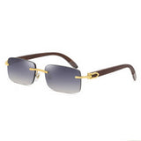 FRAMELESS ORIGINAL WOOD LEG SLINGSHOT SUNGLASSES_CWASG0623