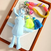CUTE RABBIT KEYCHAIN WITH HANGING EARRINGS_CWMM7823