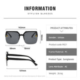 NY LOGO HALF FRAMELESS FASHION SUNGLASSES_CWASG0073