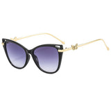 ELEGANT BUTTERFLY CAT EYE RETRO FASHION SUNGLASSES_CWASG1198