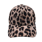 LEOPARD PRINT BASEBALL CAP SUN PROTECTION HAT CWAH1223
