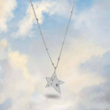 HIGH END DESIGN FIVE POINTED STAR NECKLACE_CWMM5595