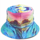 NEW OCEAN ANIMAL PATTERN BUCKET HAT_CWAH1545