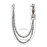 HIP HOP STREET DANCE MULTI LAYER JEANS CHAIN_CWMM4840