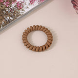 Cwaha1379_Simple Frosted Phone Cord Hair Tie