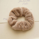 FUZZY HAIR SCRUNCHIES FOR WINTER_CWAHA0381