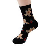 SANTA CLAUS CUTE CHRISTMAS PATTERN CREW SOCKS_CWMS0203