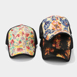 STYLISH FLORAL STRAW CAP UNISEX SUMMER SUN HAT CWAH1576