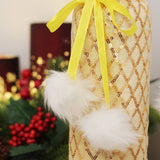 CHRISTMAS SEQUIN WINE BOTTLE COVER_CWAJE05377