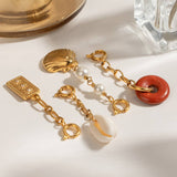 STAINLESS STEEL DIY PEARL PENDANT JEWELRY_CWMM4678