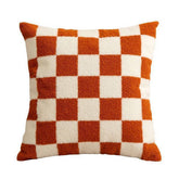 HOUNDSTOOTH EMBROIDERED ABSTRACT PILLOW COVER DECOR_CWMM7687