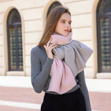 DOUBLE SIDED CRINKLE SCARF ELEGANT WINTER WRAP_CWASC0208