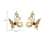 COLORFUL ABALONE BUTTERFLY EARRINGS_CWMM4296