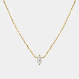 Zirconia Val Round Pendant Necklace_Cwmm5297