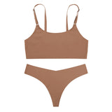 Women Plus Size T-Underwear Bra Set_Cwmu0052