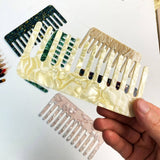 Tortoiseshell Acetate Comb Vintage Anti-Static_Cwmm6403