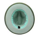 Women Gradient Two-Color Thick Wool Felt Hat_Cwah0816