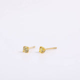 DECEMBER BIRTHSTONE STUD EARRINGS 18K ZIRCON_CWAJE5040