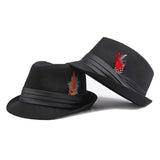 AUTUMN AND WINTER RETRO FASHION FEATHER JAZZ HAT_CWAH1916