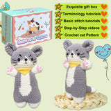 HANDMADE CAT DOLL WEAVING MATERIAL PACKAGE_CWMM1868