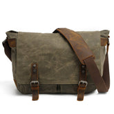 MENS VINTAGE CANVAS MESSENGER LAPTOP BAG_CWAB5556