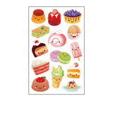 FOODIE TATTOO STICKERS BURGER CAKE CANDLES_CWMM8396