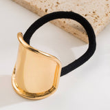 MINIMALIST IRREGULAR METAL ELASTIC HAIR TIE_CWAHA6253