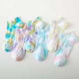Women Tie-Dye Anti-Drop Heel Socks_Cwms0257