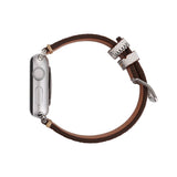 APPLE WATCH9 STYLISH PLAID LEATHER STRAP_CWASC1579