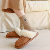 MID TUBE SMALL EYE THICK WARM STACKED SOCKS_CWMS0799
