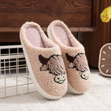 CHRISTMAS HOT SELLING ANIMAL PRINT COTTON SLIPPERS_CWSHS0870