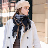 FAUX CASHMERE SCARF COZY WINTER WRAP FOR COUPLES_CWASC0205