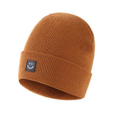 CHILDRENS SMILEY BABY ALL MATCH CUTE KNITTED HAT_CWAH1749