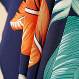 FLOWER PRINT FRONT OPEN KIMONO FOR SUMMER CARDIGAN_CWASC0798