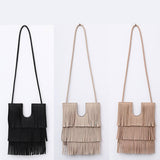 Women Fashion Fringe Purses Crossbogy Bag_Cwab0801