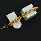 11 81ACRYLIC CHAIN HANDLE MULTI COLOR BAG STRAP_CWMM5090