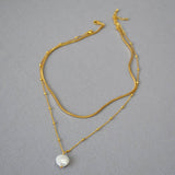 Women Baroque Pearl Necklace