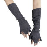 MID LENGTH SOLID COLOR UNISEX GLOVES_CWMM1670