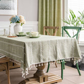GREEN HOLLOW PASTORAL FRESH TABLECLOTH_CWMM0954