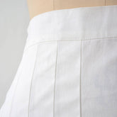 Versatile Solid Color Pleated Short Skirt_Cwbss0421