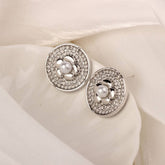 NEW SIMPLE HOLLOW FLOWER ENAMEL EARRINGS_CWAJE3991