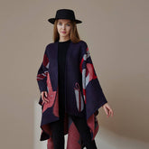 CAPE IMITATION CASHMERE SLIT THICKENED CAPE_CWASC2216