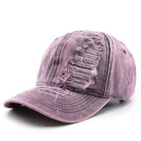 Cwah3216_Personalized Retro Solid Color Washed Baseball Cap
