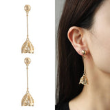 FASHION METAL FLOWER STACKING NECKLACE EARRING SET_CWAJE2849