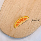 CHILDRENS WATERMELON CARROT HAIR CLIP_CWAHA1835